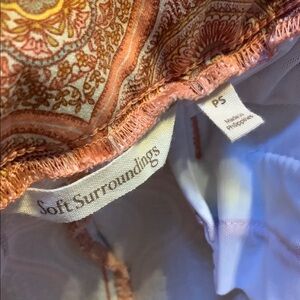 Soft Surroundings Paisley Skinny Pants